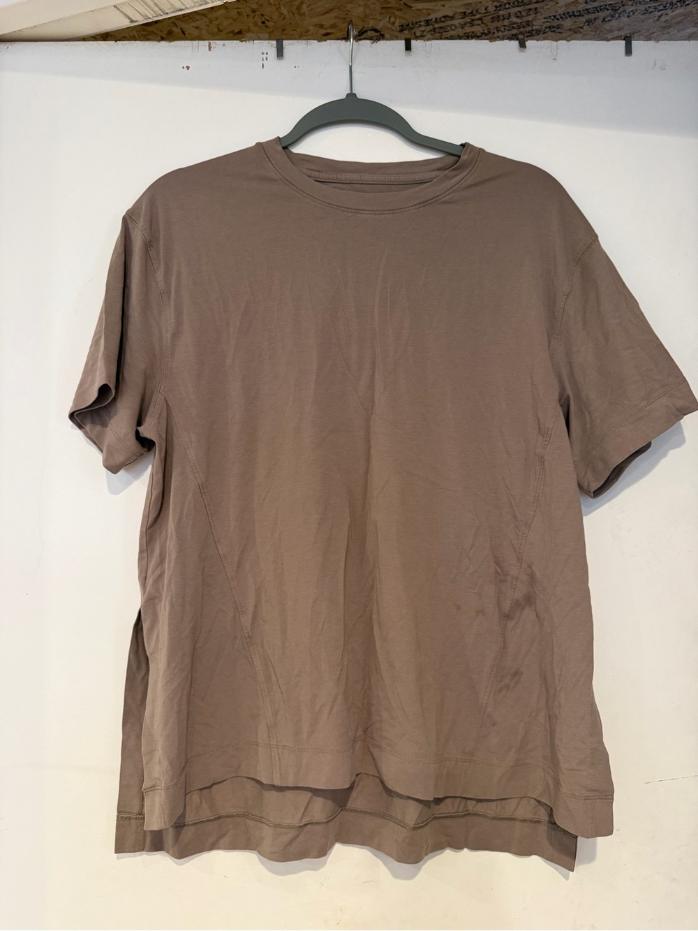 Women’s  Classic Crewneck Short Sleeve T-Shirt - Taupe